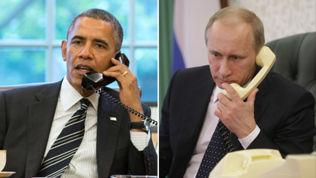 Obama urges Putin to find diplomatic solution to Ukraine crises