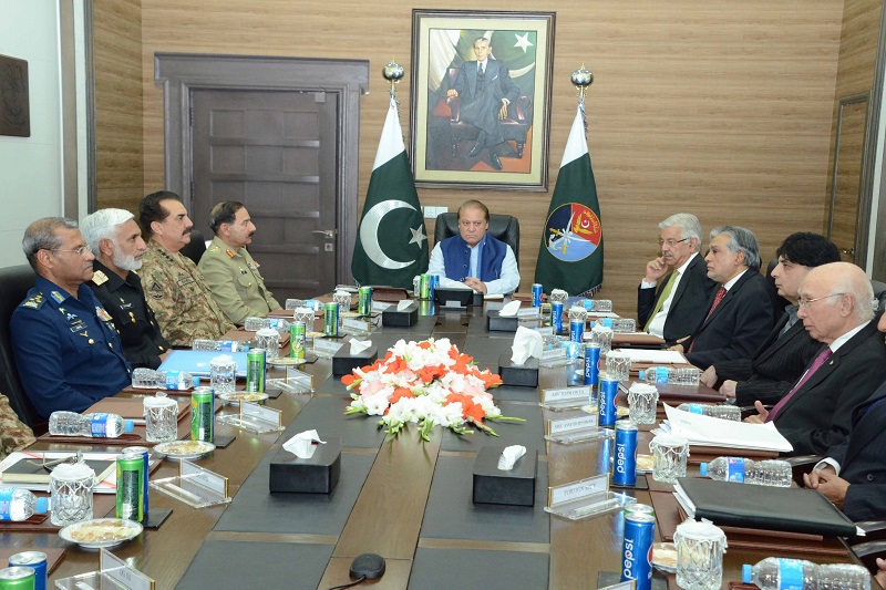 National Command Authority meeting reviews security environment