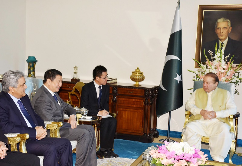 Chairman State Power Investment Corporation China Wang Bianghua called on Prime Minister Nawaz Shari at PM House in Islamabad on March 22, 2017.