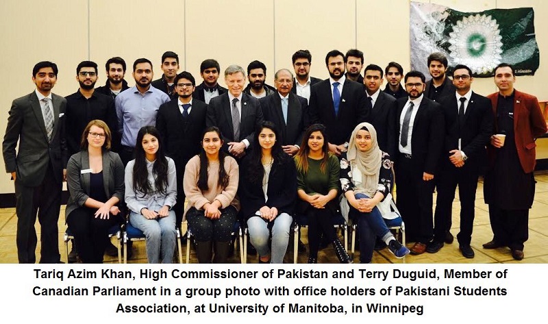 Tariq Azim Khan at University of Manitoba in Canada