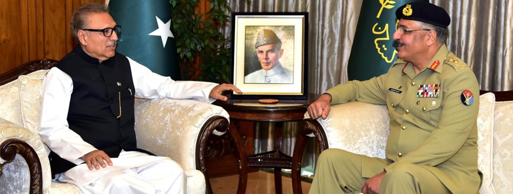 Cjcsc Meets President Arif Alvi