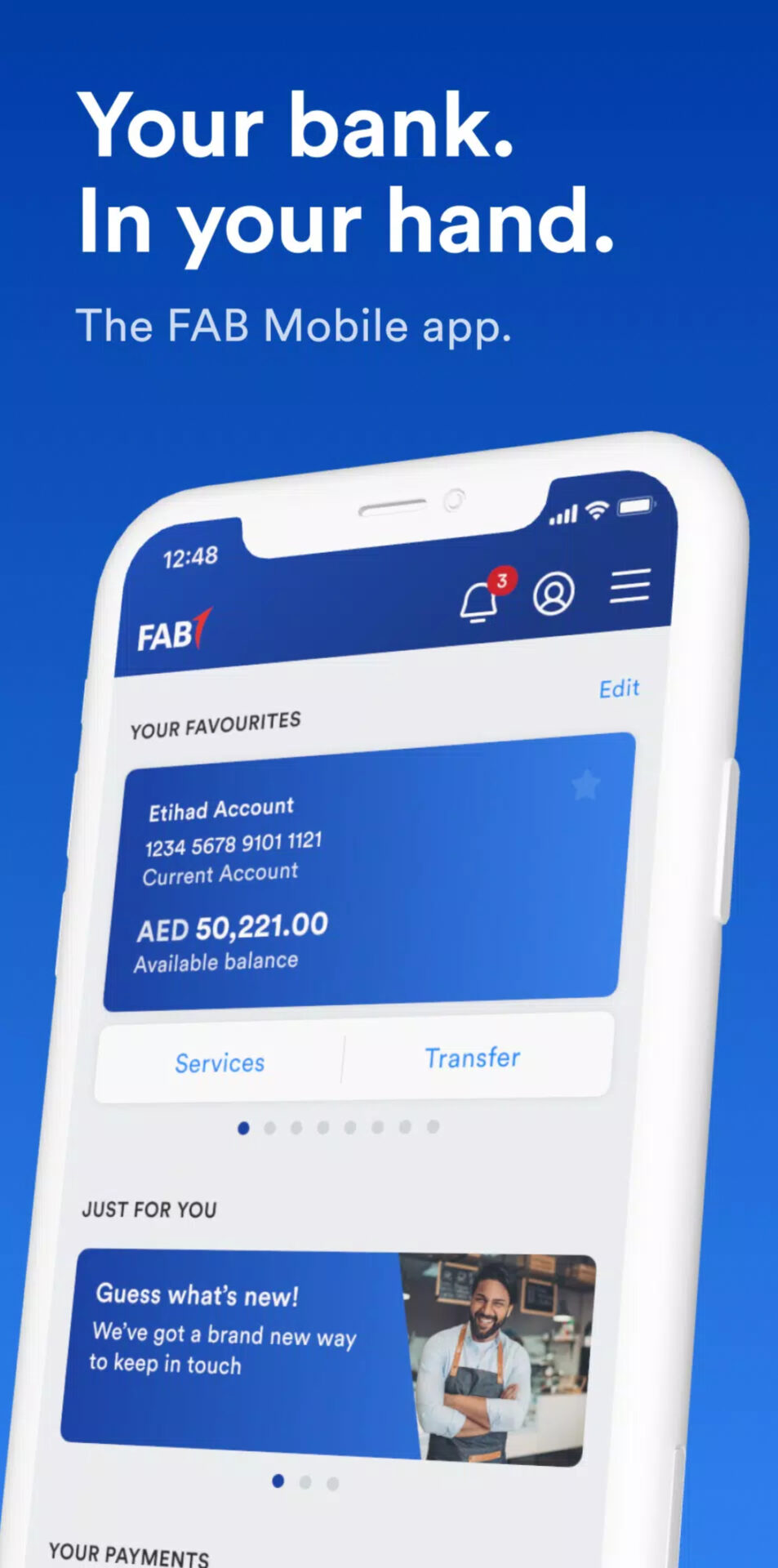 FAB ATM Balance Check online. 