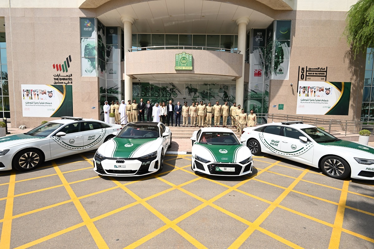 Dubai Police Boosts its Fleet with 100 ‘Audi’ Vehicles