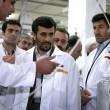 Iranian President Mahmoud Ahmadinejad visits the Natanz nuclear enrichment facility