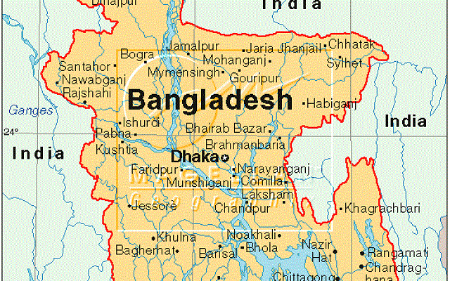 Где находится государство бангладеш. Географическая карта Бангладеш. Бангладеш на карте. Дакка Бангладеш на карте. Народная Республика Бангладеш на карте.
