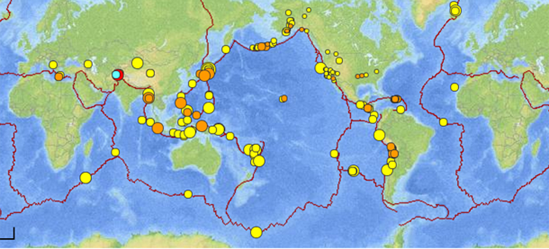 Earthquake hits Islamabad and Lahore. Intensity was 5.9