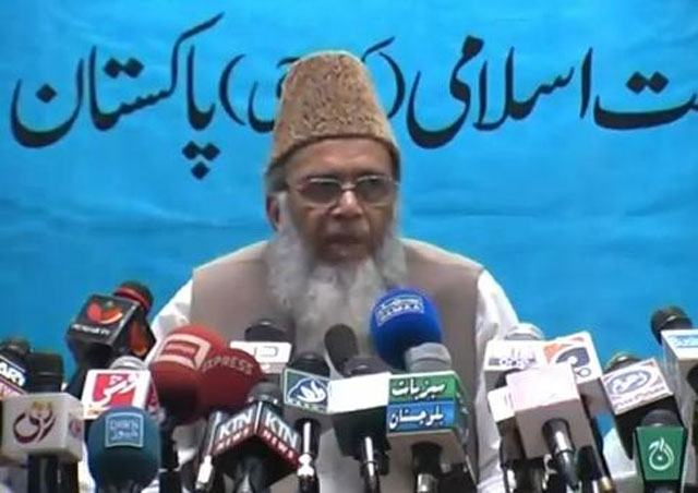 Pakistan Army condemns Syed Munawar Hassan Ameer Jamat-e-Islami Pakistan