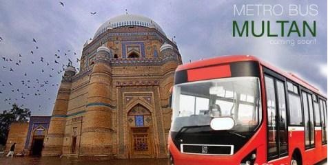 Multan Metro bus service project progressing at a brisk pace