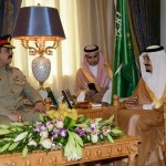 Chief of Army Staff (COAS) General Raheel Sharif and Saudi King, Salman bin Abdulaziz Al Saud