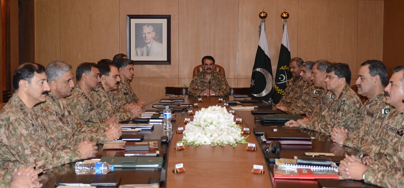 Corps Commanders resolve to block all hostile acts against Pakistan