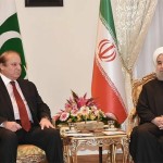 Prime Minister Nawaz Sharif and Iranian President Hassan Rouhani