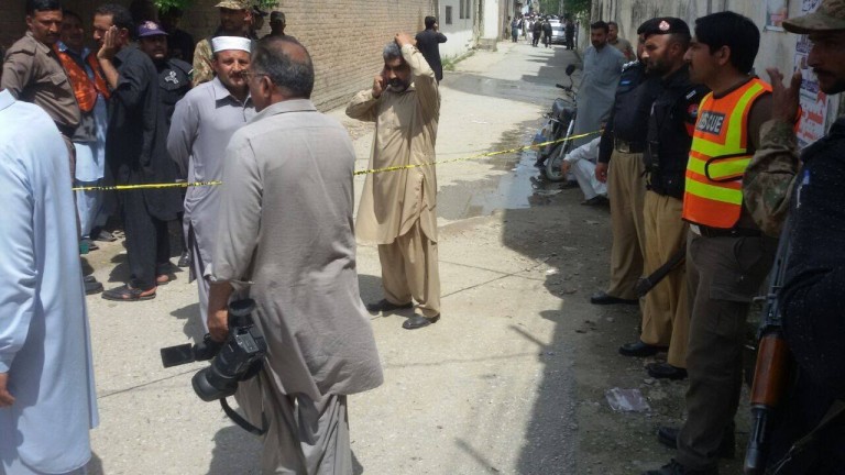 One dead, 18 injured in suicide blast at Mardan Excise Office