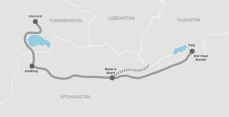 Tajikistan-Afghanistan-Turkmenistan Railway track will link with Baku-Tbilisi-Kars Railway Track