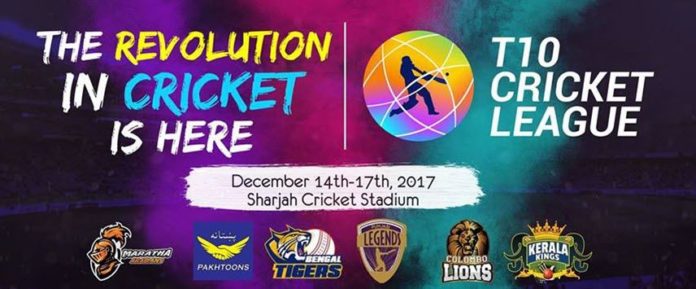 T10 Cricket League 2017 Live Streaming Bengal Tigers Vs Kerala Kings; Maratha Arabians v Pakhtoons