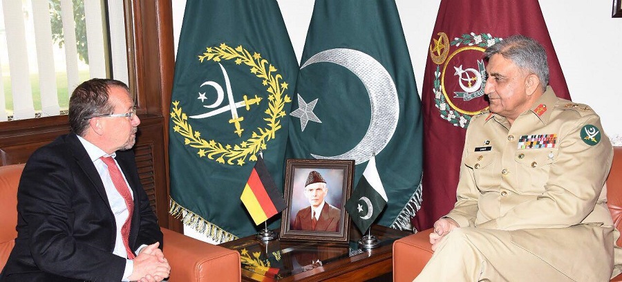 Germany acknowledges Pakistan army’s contributions for regional peace
