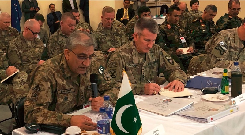 Collaborative approach, persistence is answer to all challenges, says General Bajwa at Chiefs of Defence Conference in Kabul