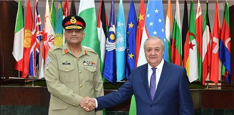 Chief of Pakistan Army Gen Qamar Bajwa in Tashkent: Afghan peace inevitable for regional security