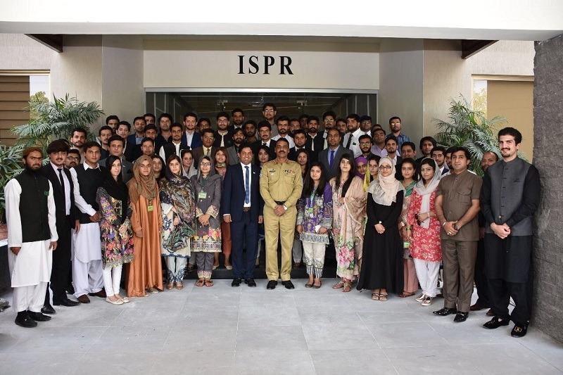 National Youth Assembly delegation visits ISPR