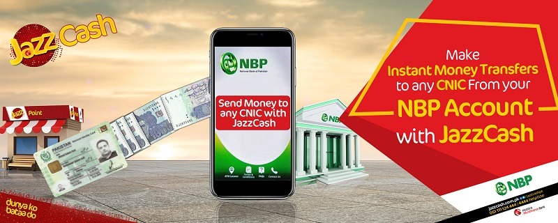 JazzCash and NBP Launch Pay-to-CNIC Option