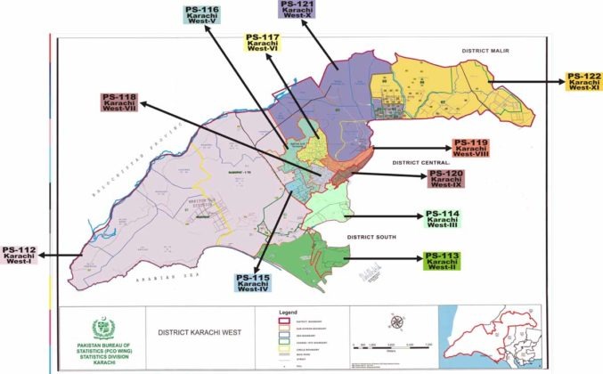 Provincial Assembly Constituencies Maps of Sindh for General Elections 2018