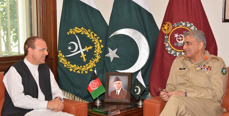 Afghan envoy thanks Pakistan Army Chief for efforts in importing bilateral ties