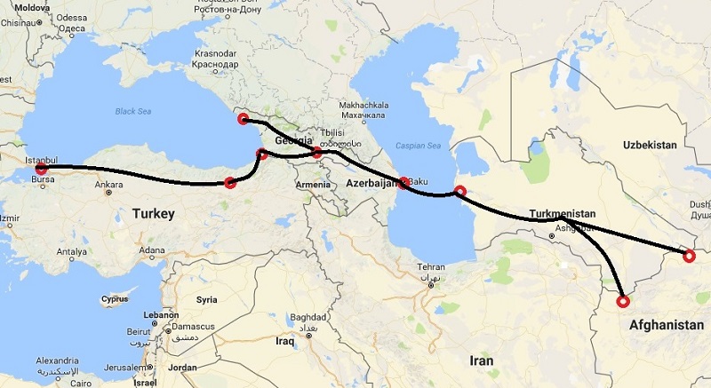 Romania, Turkmenistan agree to construct Caspian-Black Sea transport corridor