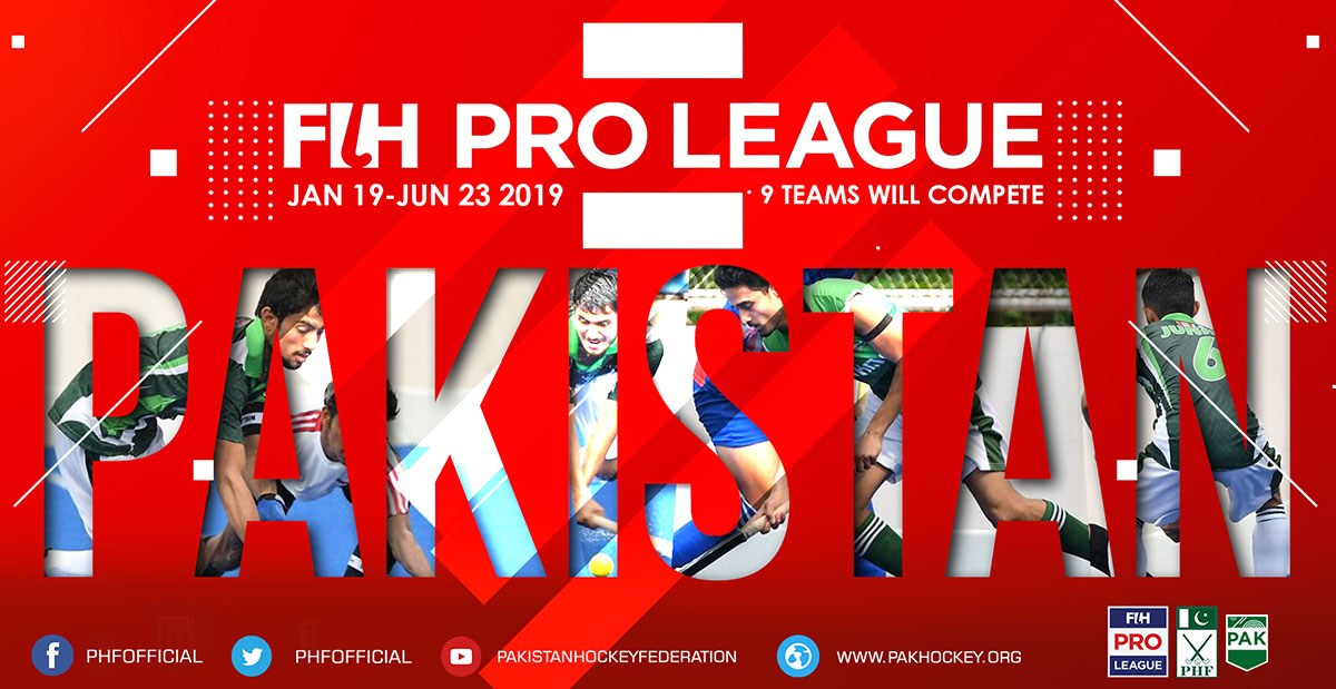 Hockey Pro League 2019 Pakistan Matches Schedule 