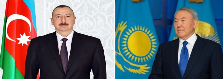 Azeri President Ilham Aliyev phoned Nazarbayev while Capital Astana is renamed as “Nursultan”