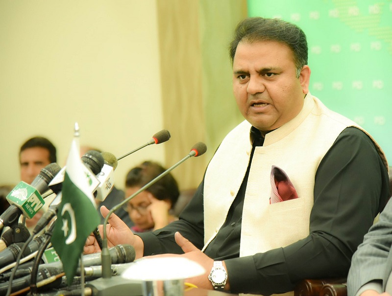 Fawad Chaudhry - The Federal Minister for Science and Technology Fawad Chaudhary on Wednesday said their effort had remained to transform Pakistan into a manufacturing economy by promoting the logo of 'Made in Pakistan’. While addressing a Press Conference flanked by other Federal Cabinet Members apprising the media about the government's two years' performance in Islamabad, Fawad Chaudhry said Pakistan had become one of the major exporters of Personal Protective Equipment (PPE) in a matter of six months.  The Minister said currently Pakistan was producing 250 ventilators every month and that capacity would be enhanced to 700 in order to enable to Pakistan become one of the few Countries exporting the sophisticated machine.   Fawad Chaudhry said his Ministry had also set targets for the year 2020-21 which included the development of agricultural farms on modern lines.  The Science and Technology Minister said their plan was to establish 500 technology farms and promote non-conventional crops to enhance the agricultural exports. The Minister said their target was to establish a Special Economic Zone (SEZ) for Electromagnetic Industry in Sialkot. He said Pakistan would start producing more sophisticated machines such as the one used in dialysis in 2020.   Fawad Chaudhry further said their target was also to enhance Pakistan’s exports of surgical items to US$ 2 billion in one year time. In addition, he said they had also envisaged a project to ensure the domestic production of agriculture machinery.   The Minister said they also plan to bolster production of different kinds of Chemicals in the Country to save the Foreign Exchange currently being spent on their import.