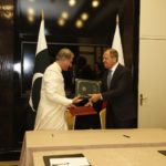 Shah Mahmood Qureshi and Sergey Lavrov sign Pakistan-Russia Joint Statement on No First Placement of Weapons in Outer Space