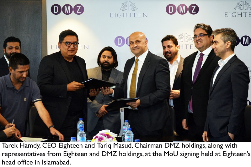 Eighteen (Elite Reverie) initiates a multi-million dollar deal with DMZ holdings