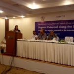 The Food and Agriculture Organization (FAO) Representative in Pakistan Ms Minà Dowlatchahi speaking at Workshop on ‘Organic Potential along the Silk Road’ held in Islamabad