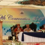 President Arif Alvi address the 9th convocation of the Karakoram International University (KIU)