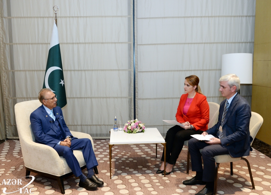 President Arif Alvi highlights prospects for Azerbaijan-Pakistan cooperation in his interview with AZERTAC
