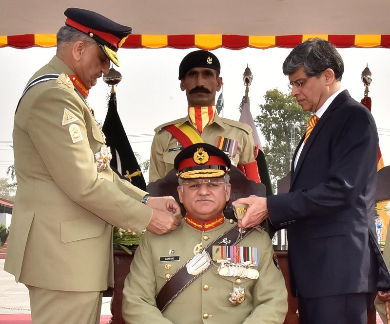 Lt General Sarfraz Sattar installed as Colonel Commandant Armoured Corps