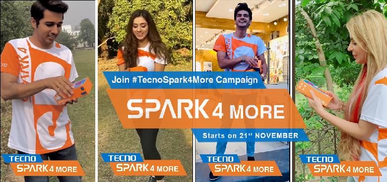 TECNO launches TikTok Campaign #TECNOSPARK4MORE for Pakistani audience