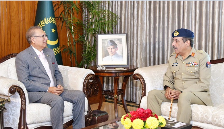 CJCSC Lt General Nadeem Raza Calls On President Arif Alvi