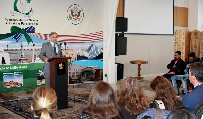 Ambassador Asad Majeed Khan Hosts Pakistani Students attending US-funded Global UGRAD Program