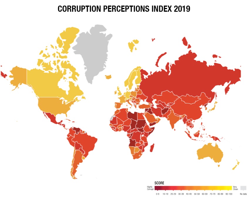 Corruption Increases in Pakistan as per Transparency International CPI 2019