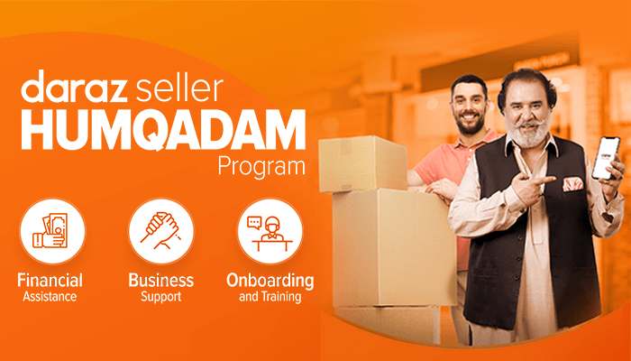 Under the Daraz Humqadam program, small-and-medium businesses are being offered a subsidy of Rs 4.5 crore and being invited to establish their online ventures on the platform with the promise that they will not be charged commission for the months of May and June. 