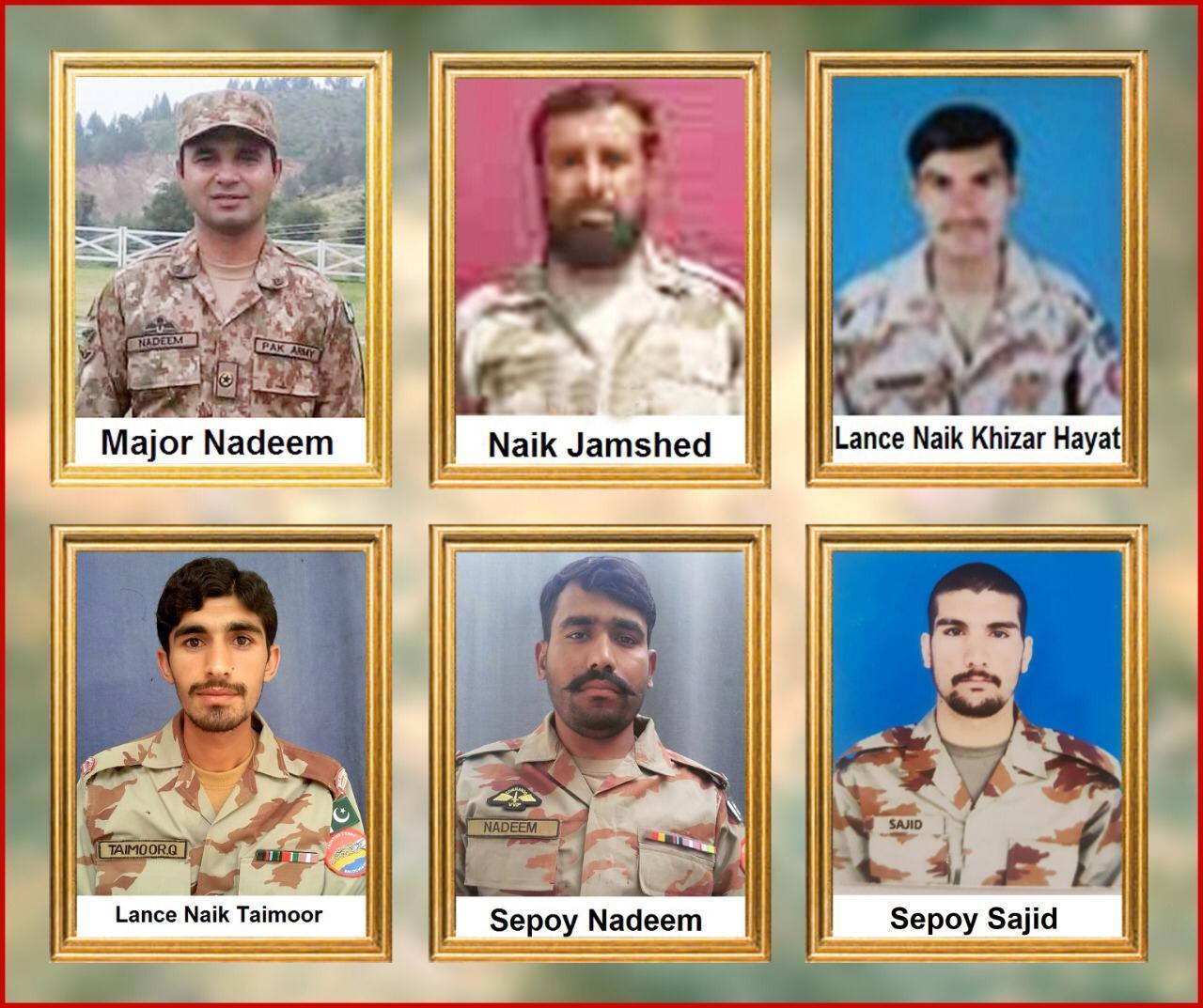 One officer and soldiers of Pakistan Army martyred in Balochistan 