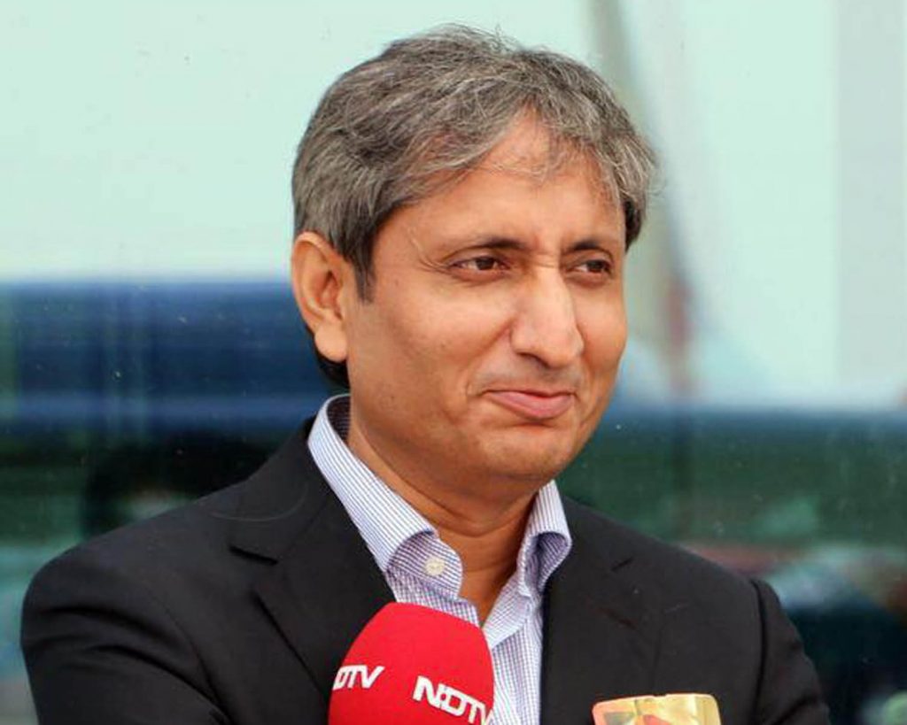RAVISH KUMAR Gross salary – 18 Lacs monthly – 2.3 crores annually Ravish Kumar works for NDTV and is working for NDTV Hindi for the last 15 years. He is known for being vocal with public issues and causing a change through his show. He is also a recipient of the Ramon Magsaysay award. He is popular among youth due to his sarcastic reporting and raising voice in favor of or against trendy social issues.