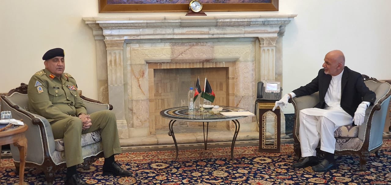 Chief of Army Staff (COAS) General Qamar Javed Bajwa along with Director General ISI Lieutenant General Faiz Hameed on Tuesday held talks in Kabul with Afghanistan President Ashraf Ghani and Dr. Abdullah Abdullah, Chairman of the High Council for National Reconciliation of Afghanistan