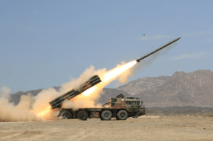 multiple launch rocket system of pakistan military