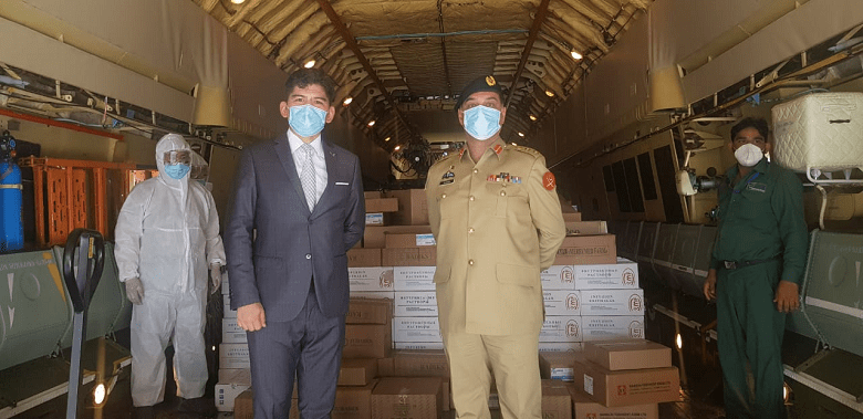 Uzbekistan - Uzbekistan has donated 25 metric tons of protective gear and medicines to Pakistan as an aid to fight the Coronavirus (COVID-19) pandemic. The Charge D’affaires at the Embassy of Uzbekistan in Pakistan Lt. Colonel Sadullah Tashmotov handed over the consignment to the National Disaster Management Authority (NDMA). Since February 16, a total of 259,998 people have been infected in Pakistan by the Novel Coronavirus while 5,475 have succumbed to it, making it the 12th most affected Country around the World. However in recent days, the Country has witnessed a decline in number of Coronavirus Cases as on June 19, it registered 6,604 Cases and now the number has plunged to 2,085 as recorded on July 16. In a statement on Twitter, Prime Minister Imran Khan said Pakistan is amongst the fortunate Countries where COVID-19 Cases in hospitals especially in intensive care and the death rate have gone down unlike in our unfortunate neighbor India. The prime minister said that this positive trend has been the result of our smart lockdown policy and the nation observing government's standard operating procedures (SOPs).