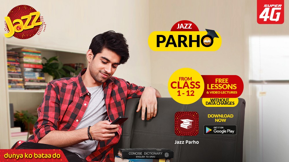 Jazz Parho - Under the umbrella of its recently launched “Jazz Parho” campaign, Jazz, Pakistan’s leading digital company, is actively working to provide remote learning opportunities to students as educational institutes remain closed during the COVID-19 pandemic. The campaign includes affordable weekly and monthly data & voice packages, an android app with the name Jazz Parho, and the world’s most affordable 4G Phone – Digit 4G. Like most countries in the world, Pakistan closed its schools and universities in March to limit the spread of coronavirus. As these institutions turn to online learning, subsidized Internet is required to facilitate digital learning and help students save on learning costs. To solve this issue, Jazz has introduced discounted weekly and monthly bundles to facilitate students so that they can resume online classes with uninterrupted connectivity. The monthly supreme bundle provides 20 GB of data at a 50% discounted price of PKR 444, whereas the weekly study from home bundle caters specifically to the need for online classes by offering 10 GB of data and unlimited voice at a reasonable price of PKR 95. Similarly, in support of students without access to mobile learning tools e.g. smartphones or PCs, Jazz is promoting the use of the world’s most affordable smart feature phone, the Jazz Digit 4G. The phone is available at all Jazz Experience centers, franchises, and retail shop for the price of PKR 1,799.  Jazz has also launched an education application called Jazz Parho. This application gives students access to useful learning resources with a wide range of video lectures and quizzes for classes 1-12. There are no data usage and subscription charges to use this app, which is available on Google Play store for download. “At the moment the technologies used for mobile learning are not universal in Pakistan. Unfortunately, the pandemic has exacerbated the already prevalent digital divide in the country. Many students particularly from vulnerable communities are unable to continue their education as the internet is a perceived luxury for them. As the leading mobile operator with the necessary resources and digital tools at our disposal, we believe it is our moral responsibility to not look away from this but to grapple with it and ensure these students don’t suffer any longer,” said Jazz CEO Aamir Ibrahim. Under these unprecedented circumstances, Jazz is sticking to its ideals of customer obsession and bringing forward solutions that cater to the needs of the student community in service of education itself. 