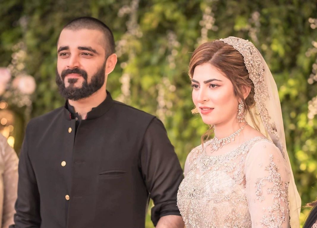 Great news for Hamza and Naimal's fans! The most beautiful couple of Pakistan Showbiz Industry has announced the arrival of their baby boy via social media. Everyone is so excited to hear this full of happiness news.  According to the details, Hamza Ali Abbasi has declared the news of the arrival of their baby boy on social media by penning a note as, "Allah has blessed me and Naimal with a baby boy, Muhammad Mustafa Abbasi." Adding to his announcement, he prayed, "I pray that he becomes a grateful servant of Allah, a good, humble & honest human being and may Allah bless him in this life and the next. Please pray for us." Baby's Date of Birth Hamza Ali Abbasi and Naimal Khawar welcomed a cute baby boy on 30th July, 2020. Naimal took the news earlier today on Instagram where she captioned a beautiful picture with the caption, "The most pure form of love ♥️ 30/07/2020". Here is the first glance of their baby's soft cute hand to announce the arrival. Hamza and Naimal Wedding The couple got married on 25th August, 2019 in a simple yet elegant intimate ceremony with some close friends, family and relatives as guests. The news of their wedding spread like a fire over the internet and everyone was in love with the couple specifically with the way they dressed up for this special day. The couple always remains in the news for being one of the most adorable couples of the industry and have huge fan following. About Hamza Ali Abbasi Hamza Ali Abbasi is a Pakistani film and television actor and director. He is known for his roles as Afzal in the drama serial Pyarey Afzal, and as Salahuddin in the drama serial Mann Mayal. Abbasi began his acting career in 2006 in the play Dally in the Dark, which was produced by Shah Shahrahbeel. About Naimal Khawar Naimal Khawar Abbasi is a Pakistani actress, visual artist, painter, and a social activist. She came into the spotlight by playing the role of 'Mahgul' in the Pakistani film “Verna.” She is the wife of the former Pakistani actor, Hamza Ali Abbasi.