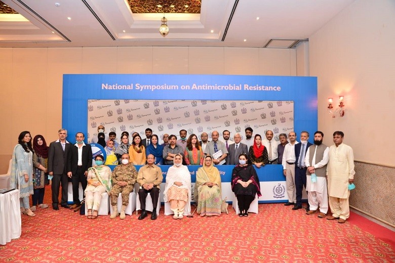 AMR - The National Institute of Health (NIH) in collaboration with Fleming Fund Country Grant to Pakistan conducted a two-day semi-virtual National Symposium on Antimicrobial Resistance (AMR) to provide a platform to understand the challenges, impact, and progress of AMR in human, animal and environmental health sectors across Pakistan.  AMR is one of the biggest public health threats in the world today. It represents the capability of microorganisms to evolve in such a manner as to render the antimicrobials we have long used against them as ineffective. While chairing the National Virtual Symposium, Executive Director NIH Maj General Professor Aamer Ikram said, “It is a fact, not everyone is aware that antibiotics need to be used in an appropriate manner to prevent the emergence of the resistant superbugs. This kind of a symposium has provided a much-needed platform for the key stakeholders to sit together and introduce massive changes to the present practices of the use of antimicrobial agents in human, animal and environmental health sectors under a collective One Health approach.” As a commitment to the World Health Assembly Resolution 2015 (WHA68.7), Pakistan had developed its National AMR Framework, National Action Plan (NAP) and a multisectoral National AMR Steering Control Committee in 2017. Keeping in view the importance of the issue, the Government of Pakistan has approved funding to launch the National Program on AMR and IPC based at NIH. The National Virtual Symposium on AMR provided all the key stakeholders an opportunity for further proceeding. The representatives from MoNHSR&C, MoHFS&R, MoCC, provincial health and livestock departments, academia, international organizations, private organizations, hospitals, clinicians, politicians and bureaucrats attended the Symposium. “The Government of Pakistan is committed to play its part in the global disease control programs more effectively and stand alongside the global community in their effort to reduce the burden of AMR,” Dr. Nausheen Hamid, Parliamentary Secretary for Health, added.  “We are grateful to the international community as well as for our technical partners.” The UK established Fleming Fund supports the Government of Pakistan to implement the AMR strategy within the country.  This grant for AMR is intended to develop and implement a thorough plan on AMR surveillance capacity building involving the human and animal health sectors and other related stakeholders. The National Action Plan lists AMR surveillance as one of seven priority areas. It includes up-gradation of the public and animal health laboratories, capacity building of the laboratory staff working on AMR, development and implementation of AMR surveillance plans in both human and animal health sectors, and survey collection for the development of AMC and AMU data baseline.