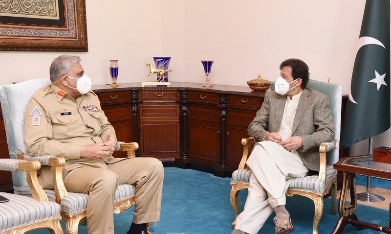General Qamar Javed Bajwa - The Chief of Army Staff (COAS) General Qamar Javed Bajwa held a one-on-one meeting with Prime Minister Imran Khan in Islamabad on Thursday and discussed professional matters pertaining to Pakistan Army as well as internal and external security situation. Taking into account recent efforts to stoke violence in Pakistan, the prime minister resolved that entire nation is united against the cowardly acts of the enemy. The prime minister paid tributes to personnel of Pakistan Army, Frontier Corps (FC) and Law Enforcement Agencies (LEAs), who sacrificed their lives for the defence of the motherland.