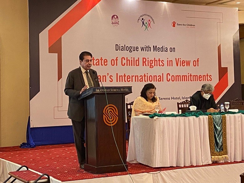 Riaz Fatyana - The Chairman National Assembly Standing Committee on Law & Justice Riaz Ahmed Fatyana said that Pakistan has around 87.938 million children, approximately 47% of Pakistan’s total population. While speaking at a dialogue titled “State of Child Rights in view of Pakistan’s International Commitments” organized by the Child Rights Movement (CRM) in Islamabad on Thursday, Riaz Fatyana highlighted the government's initiatives to improve the state of Child Rights. Riaz Fatyana acknowledged that unfortunately, Pakistan hasn’t delivered on its international and national commitments towards child rights; however, the current government is striving to change this situation. The Chairman recalled that Prime Minister Imran Khan’s first speech to the nation in which he mentioned the dire state of children health in Pakistan.  The Chairman National Assembly Standing Committee also alluded to The Zainab Alert, Response and Recovery Bill, 2020, Ehsaas Undergraduate Scholarship Program, and other steps taken by the government to safeguard the rights of Pakistani children. Talking about the Role of the National Commission on Child Rights (NCRC), the Chairperson NCRC Ms. Afshan Tehseen Bajwa mentioned that the formation of this commission is a step in right direction for safeguarding the rights of the children as now policymakers are worried about the international commitments. The NCRC is especially focusing on issues of girls’ education, early child and forced marriages, and access to health and hygiene. Increasing participation of children in policy matters related to them is another key goal of the commission. The Senior Child Rights Activist Dr. Syed Safdar Raza mentioned that due to lack of will from policymakers, Pakistani children are deprived of their rights to survival, protection, and development. Dr. Syed Safdar Raza shared that Pakistan failed on most of the child-related indicators of Millennium Development Goals and Pakistani children are still facing the issues of poor health and malnutrition. Pakistan also has 22.84 million out-of-school children which is the 2nd highest figure in the world. In addition, there’s a wide gender and class divide in the provision of child rights. The activist shared that approximately 12 million Pakistani children are engaged in labour force and many of them are involved in hazardous forms. The figure also includes over 1.2 million children living and working on the streets. Child marriages, trafficking for commercial and sexual exploitation, child sexual abuse is also on the rise.  He shared that all political parties have to unite and make across the board efforts otherwise Pakistani children will continue to suffer. The event was attended by senior civil society activists, health advocates, educationists, child rights experts, and key journalists and reporters. The participants were of the view that children are not our future. They are our present – here and now.